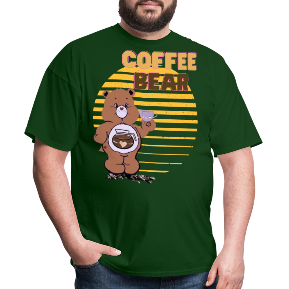 Coffee Bear 2 T-Shirt - forest green