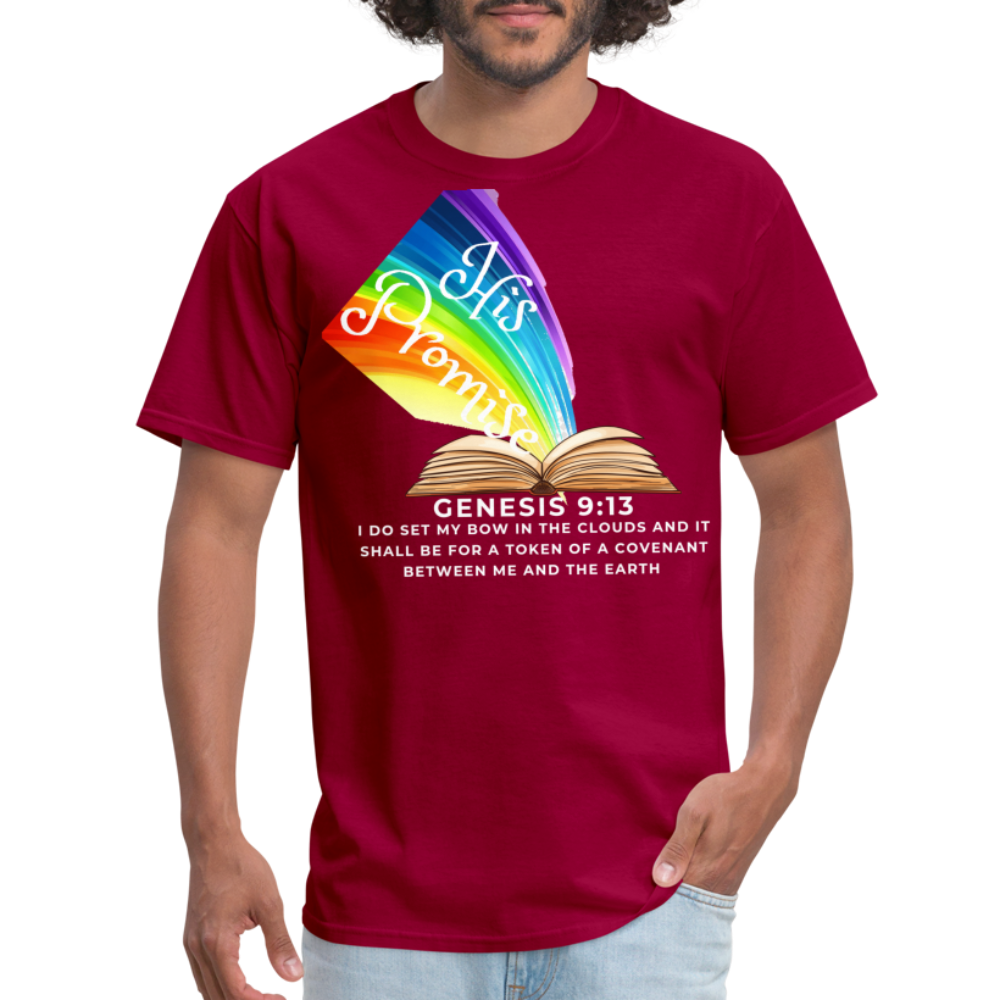 His Promise 2 T-Shirt - dark red