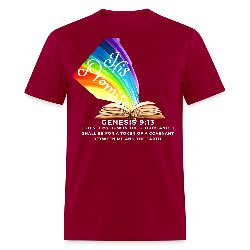 His Promise 2 T-Shirt - dark red