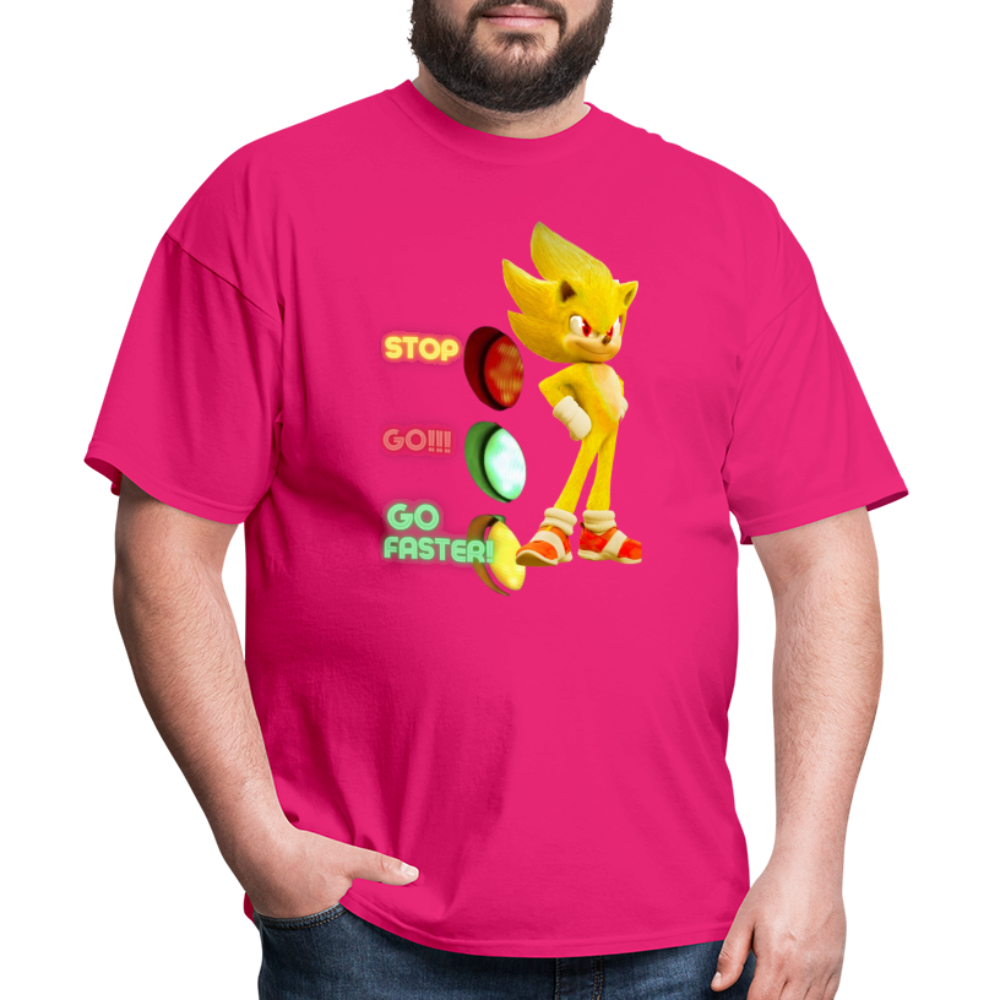Go Faster T-Shirt - fuchsia
