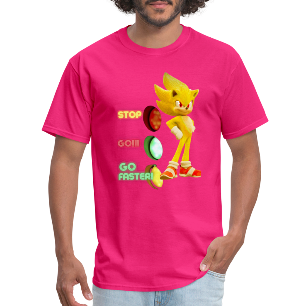 Go Faster T-Shirt - fuchsia