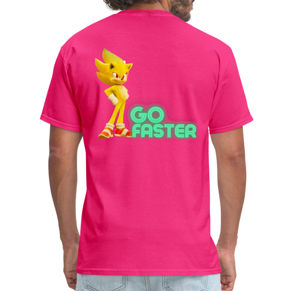 Go Faster T-Shirt - fuchsia