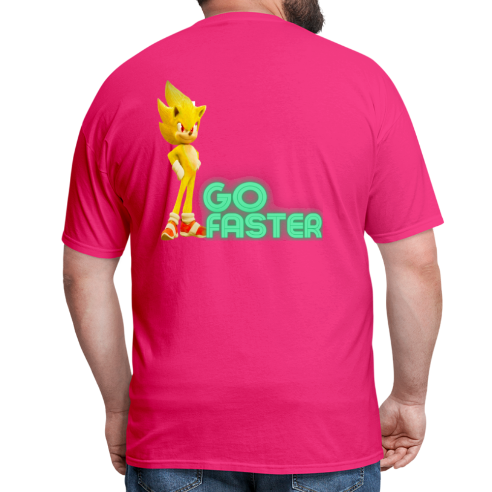 Go Faster T-Shirt - fuchsia