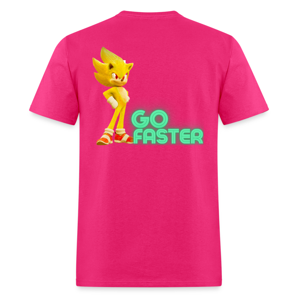 Go Faster T-Shirt - fuchsia