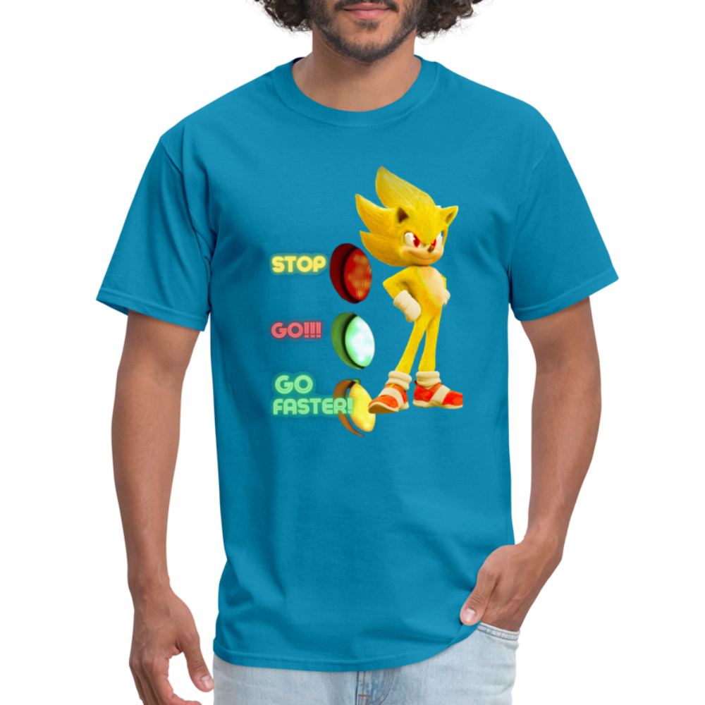 Go Faster T-Shirt - turquoise