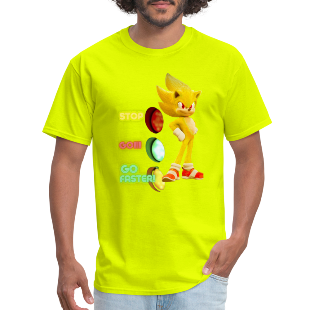 Go Faster T-Shirt - safety green