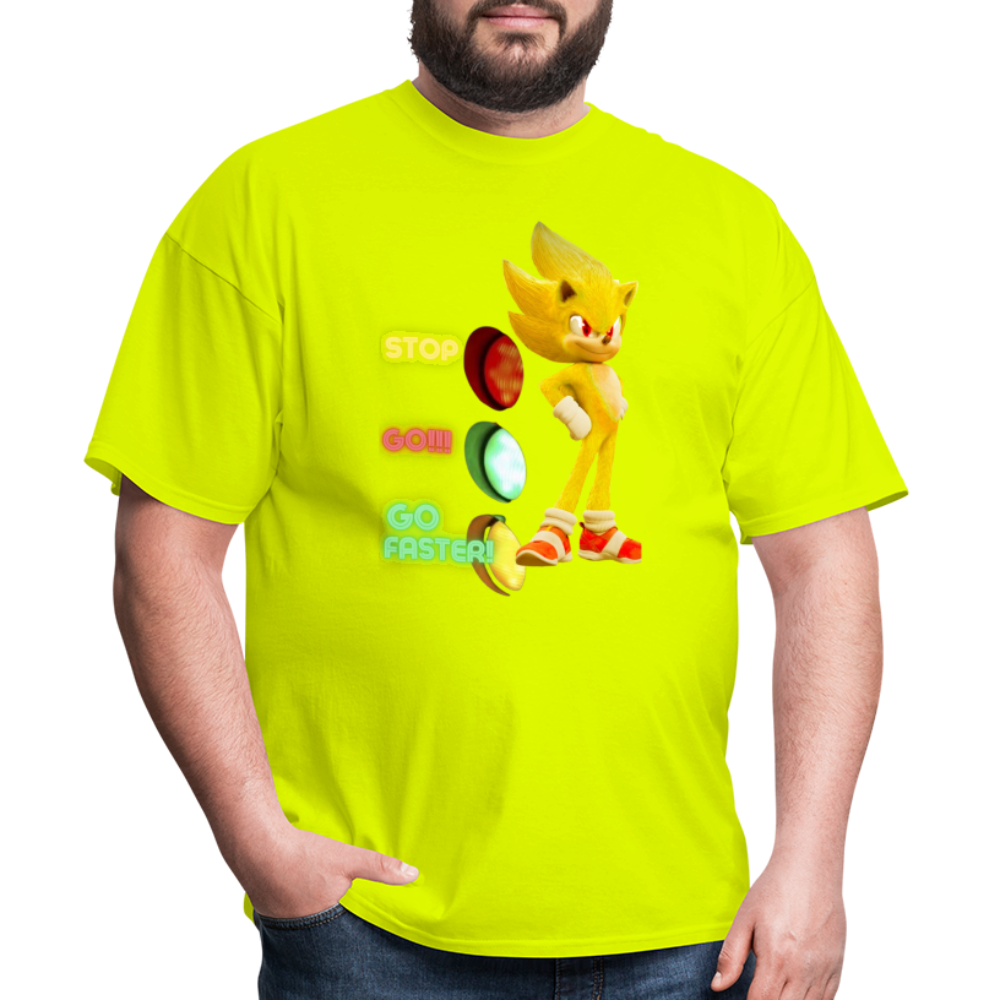 Go Faster T-Shirt - safety green