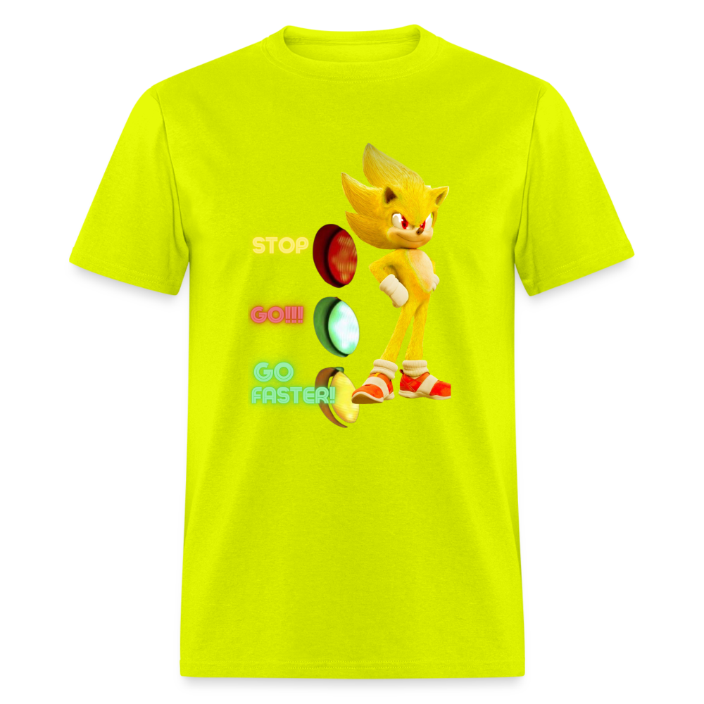 Go Faster T-Shirt - safety green