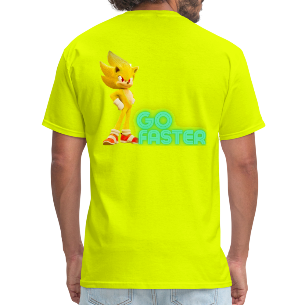 Go Faster T-Shirt - safety green