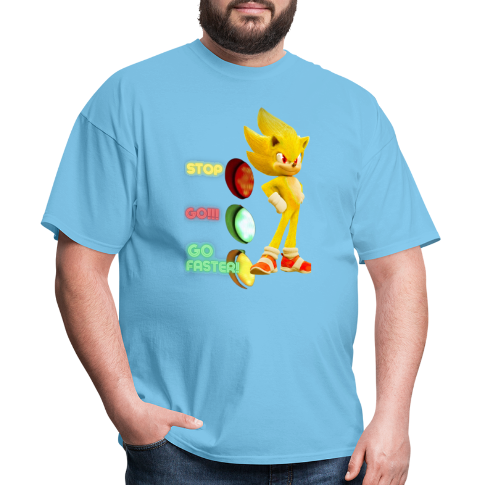 Go Faster T-Shirt - aquatic blue
