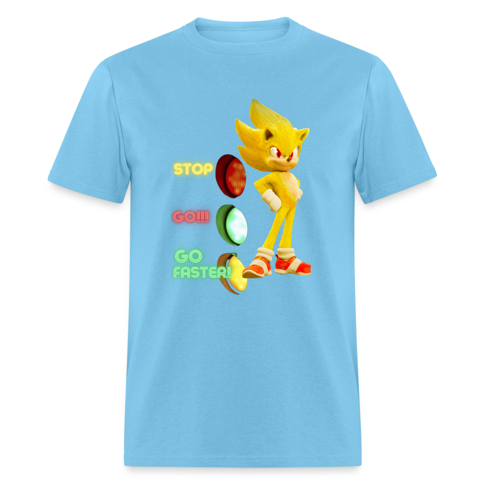 Go Faster T-Shirt - aquatic blue