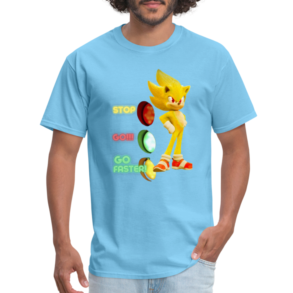 Go Faster T-Shirt - aquatic blue