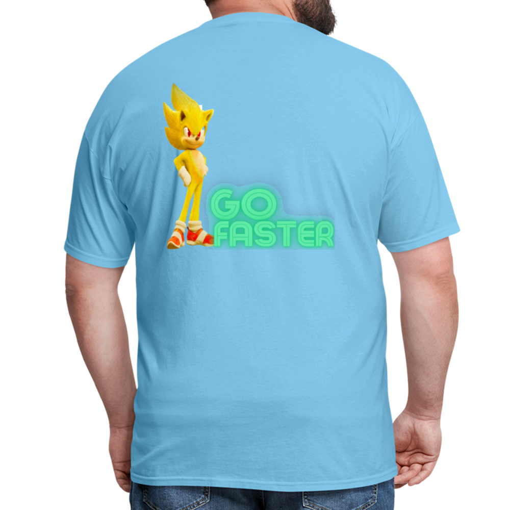 Go Faster T-Shirt - aquatic blue