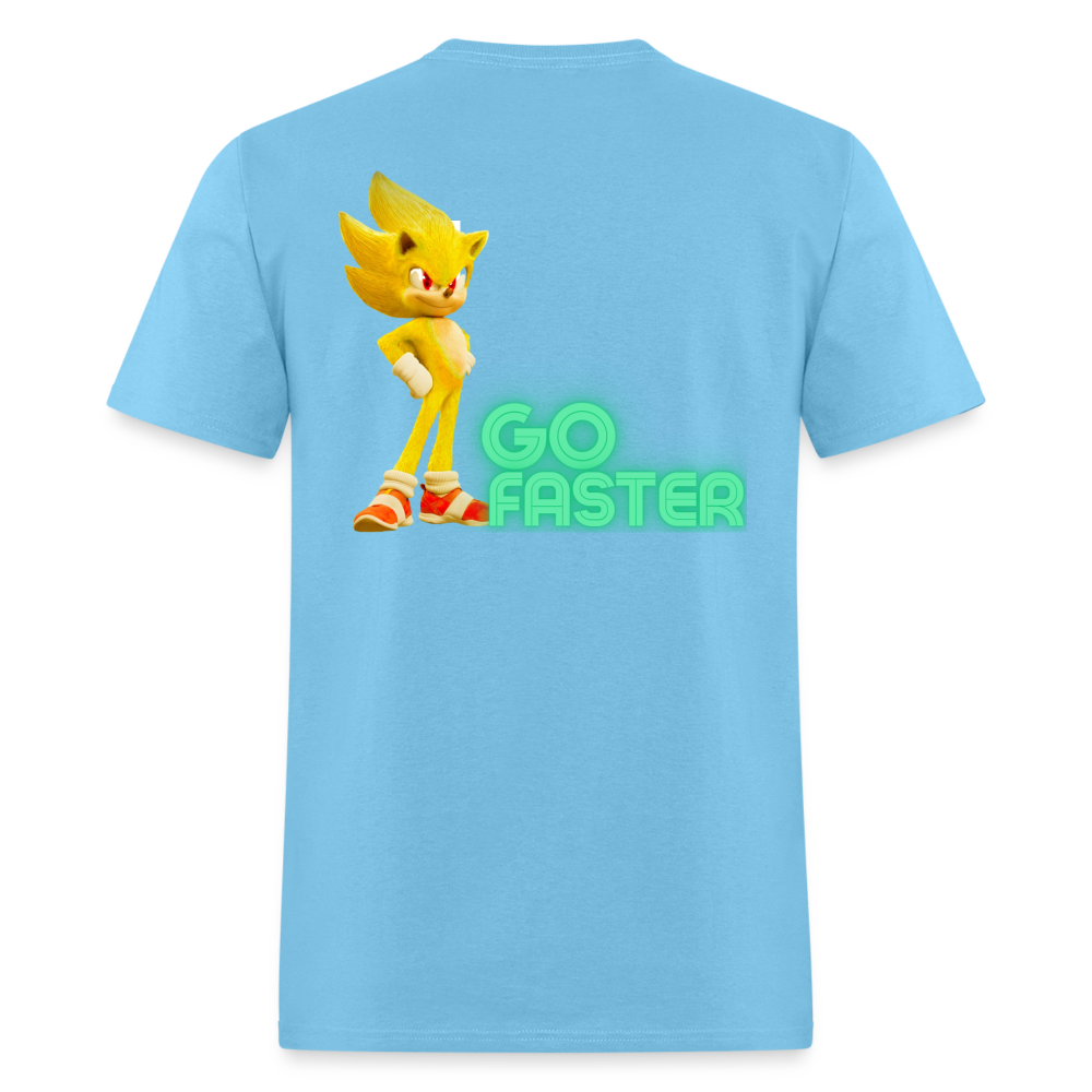 Go Faster T-Shirt - aquatic blue