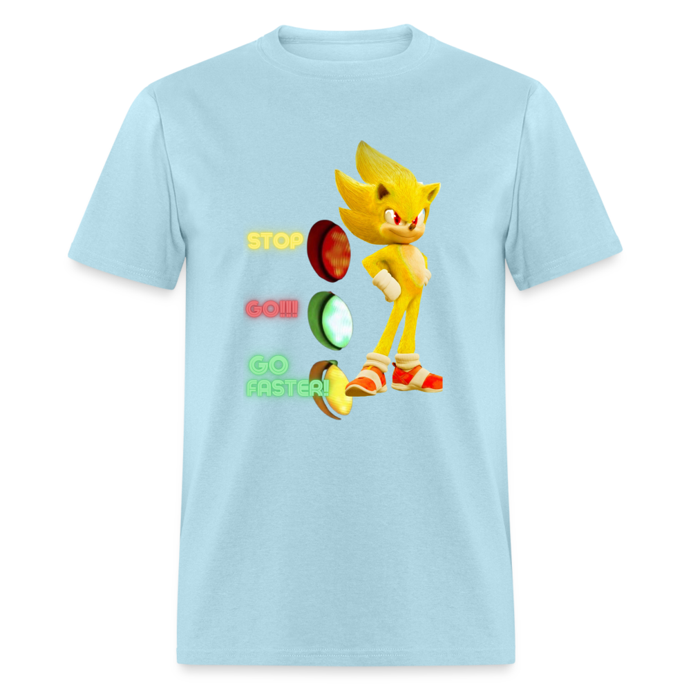 Go Faster 3 T-Shirt - powder blue