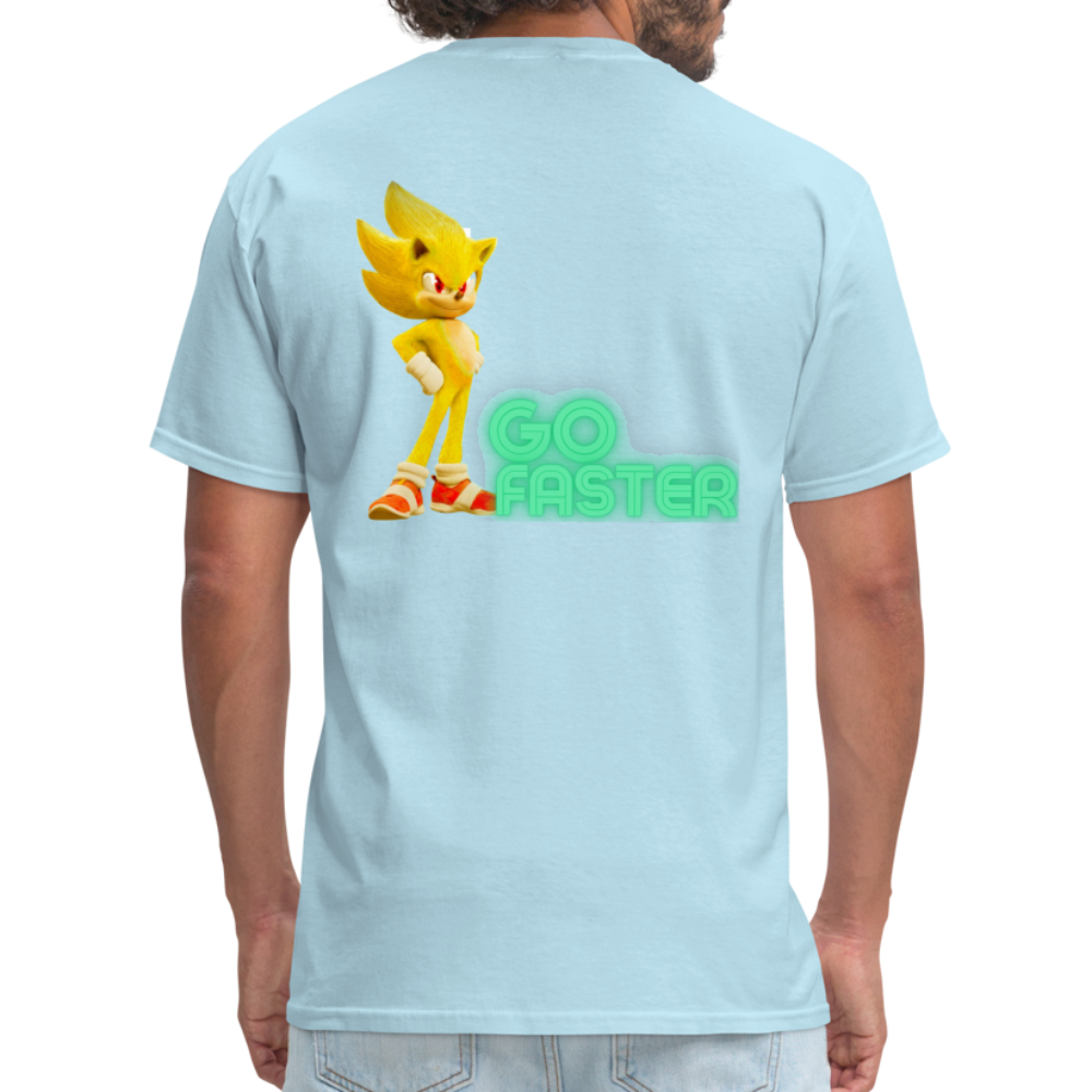 Go Faster 3 T-Shirt - powder blue