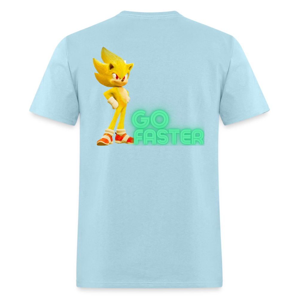 Go Faster 3 T-Shirt - powder blue