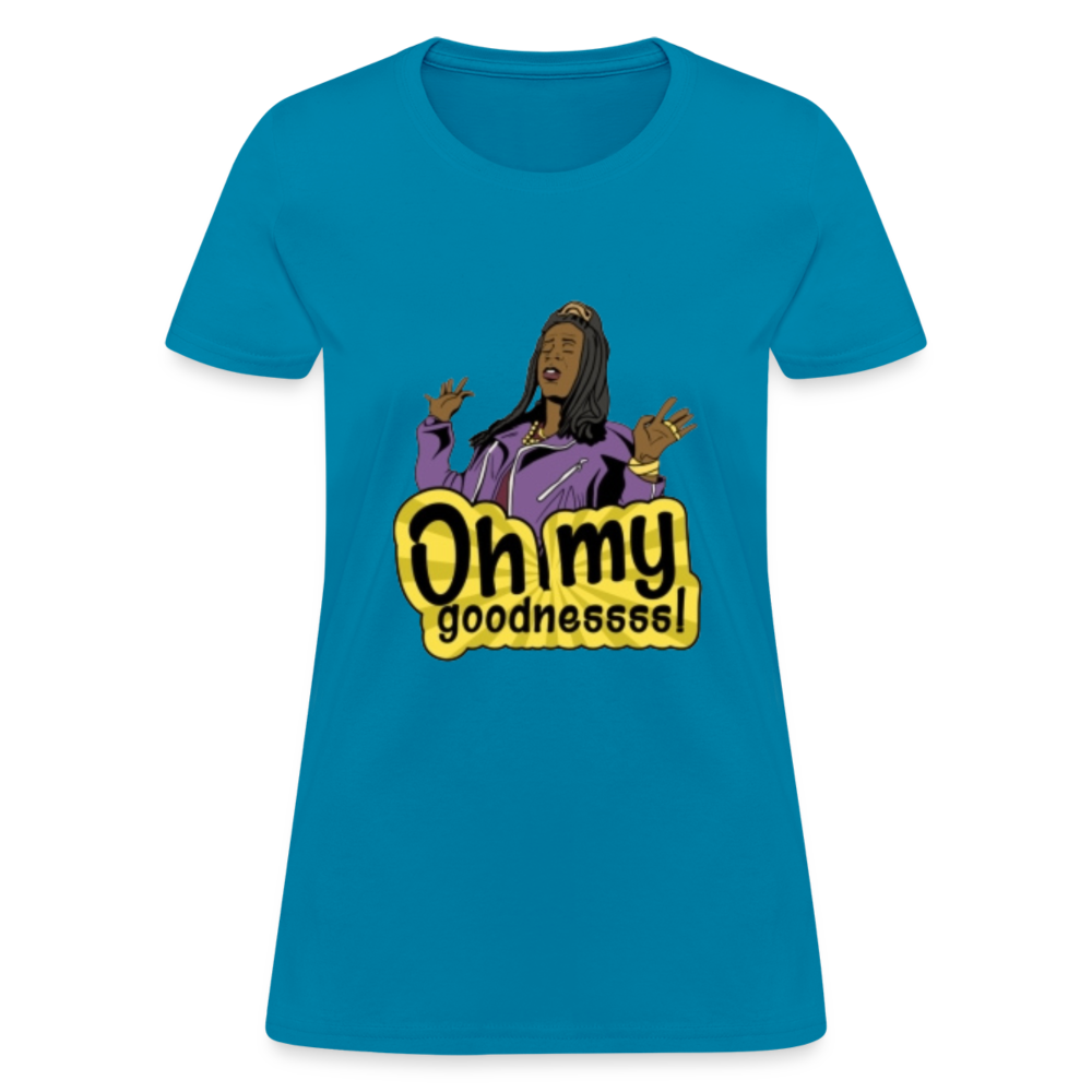 Omg T-Shirt - turquoise