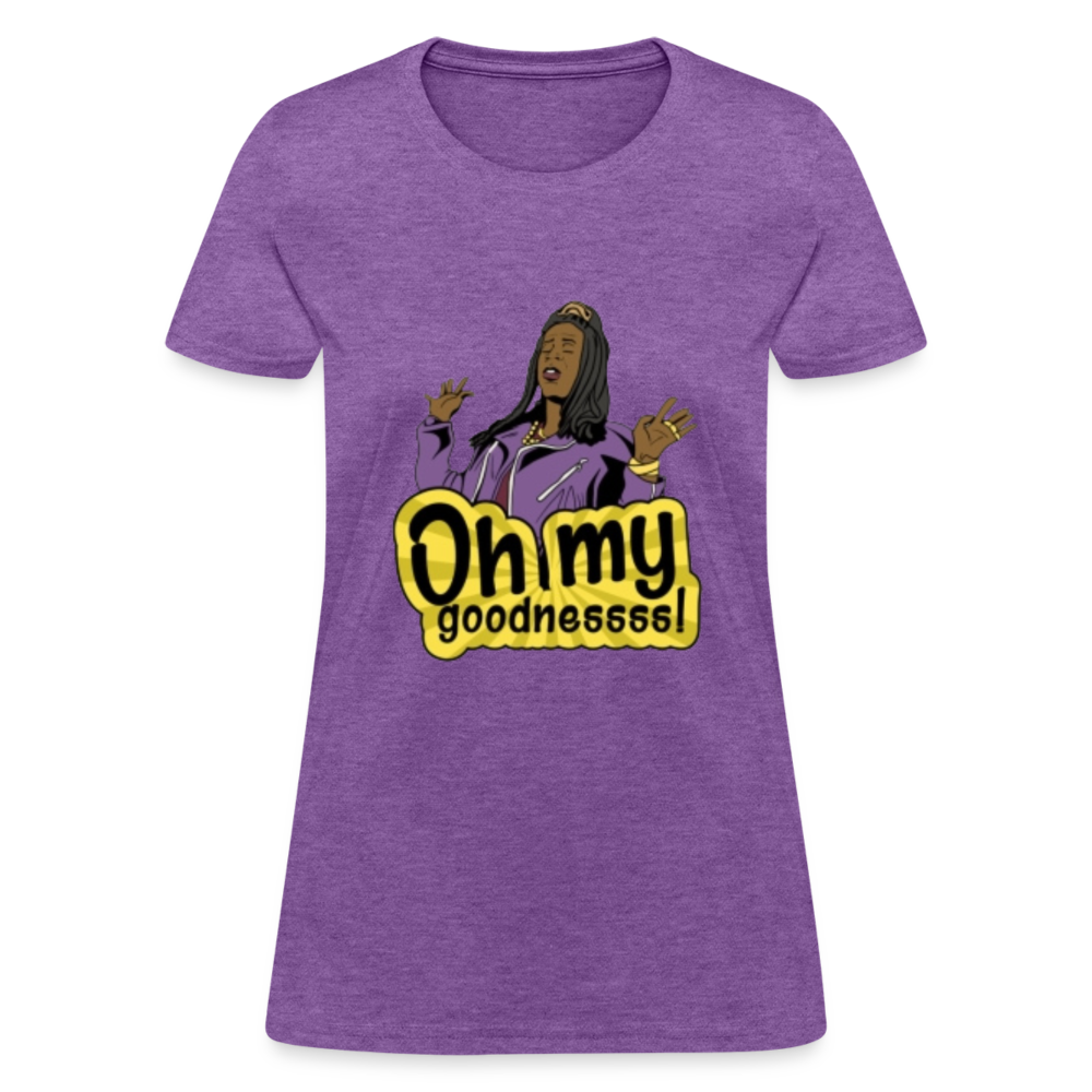 Omg T-Shirt - purple heather