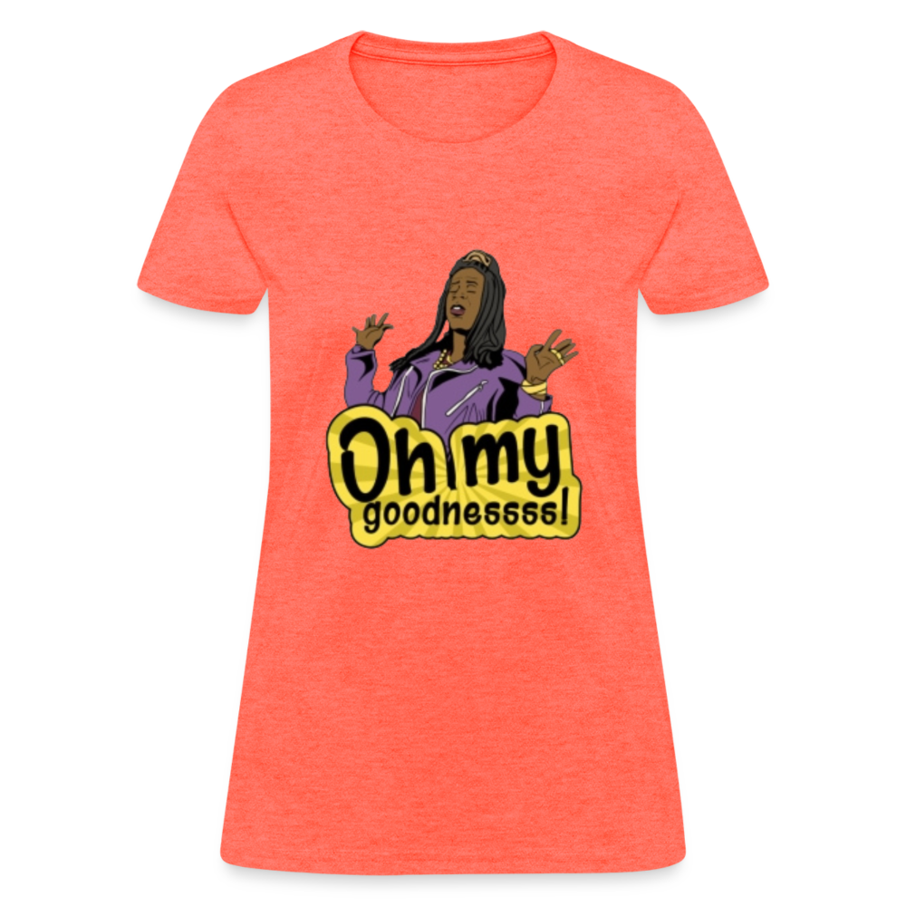 Omg T-Shirt - heather coral
