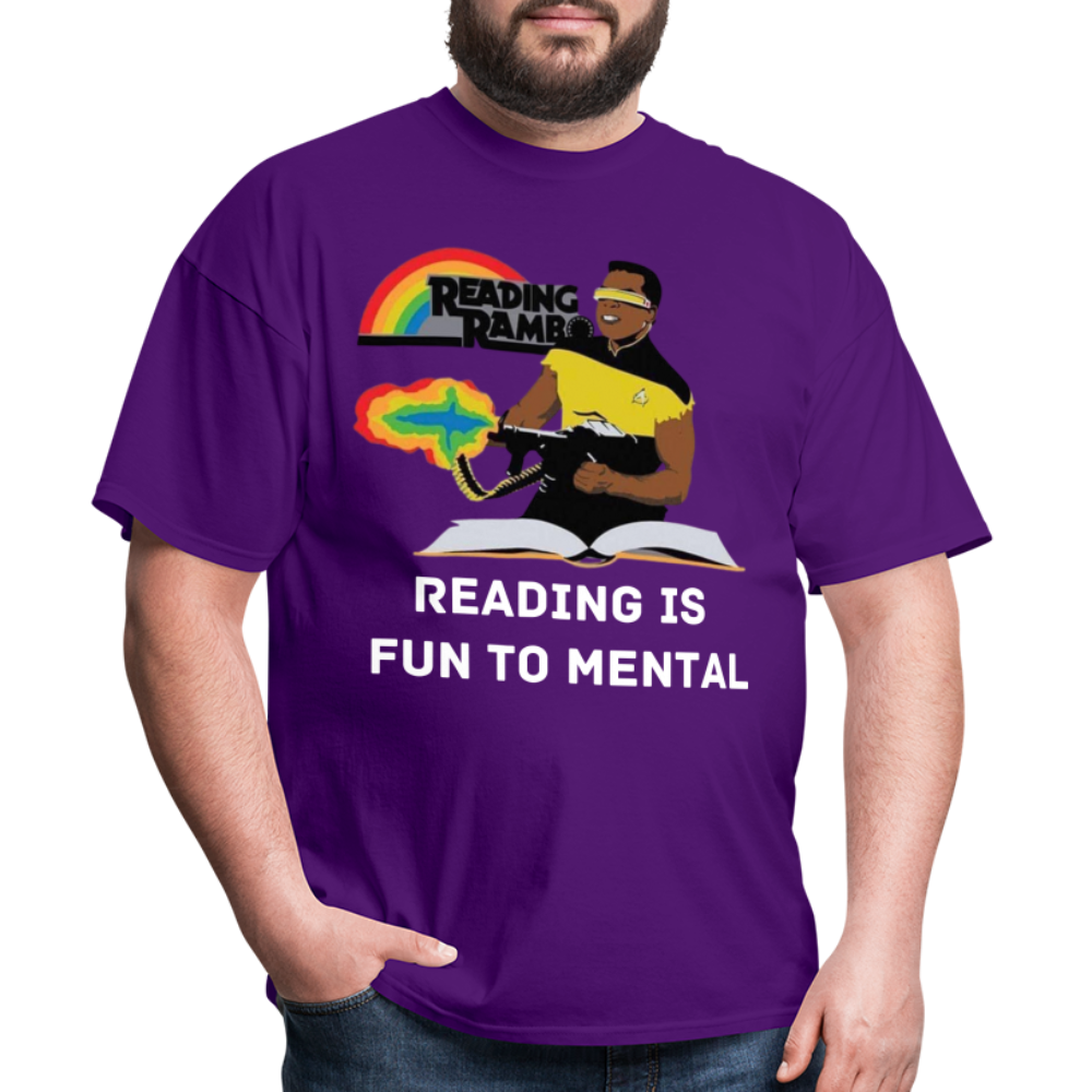 Reading Rambo T-Shirt - purple