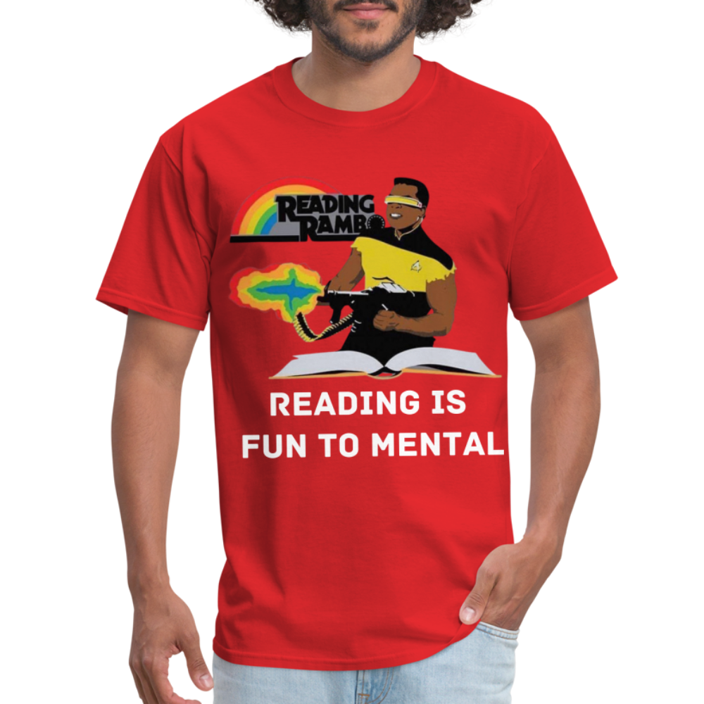 Reading Rambo T-Shirt - red