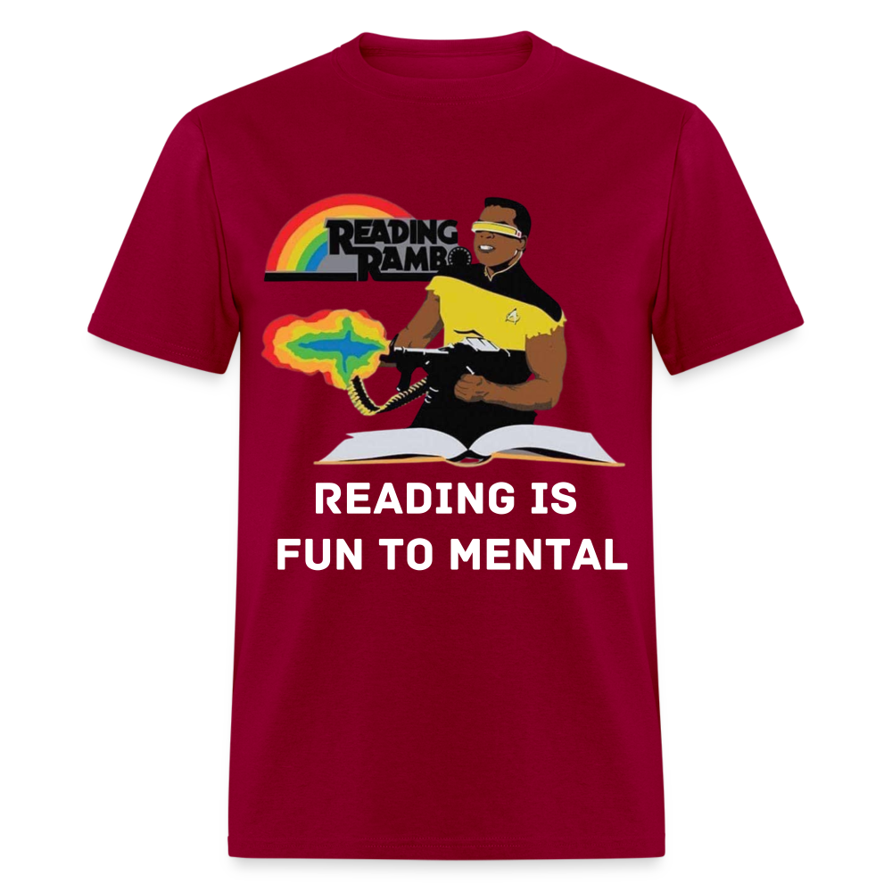 Reading Rambo T-Shirt - dark red