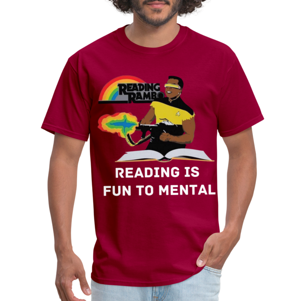 Reading Rambo T-Shirt - dark red