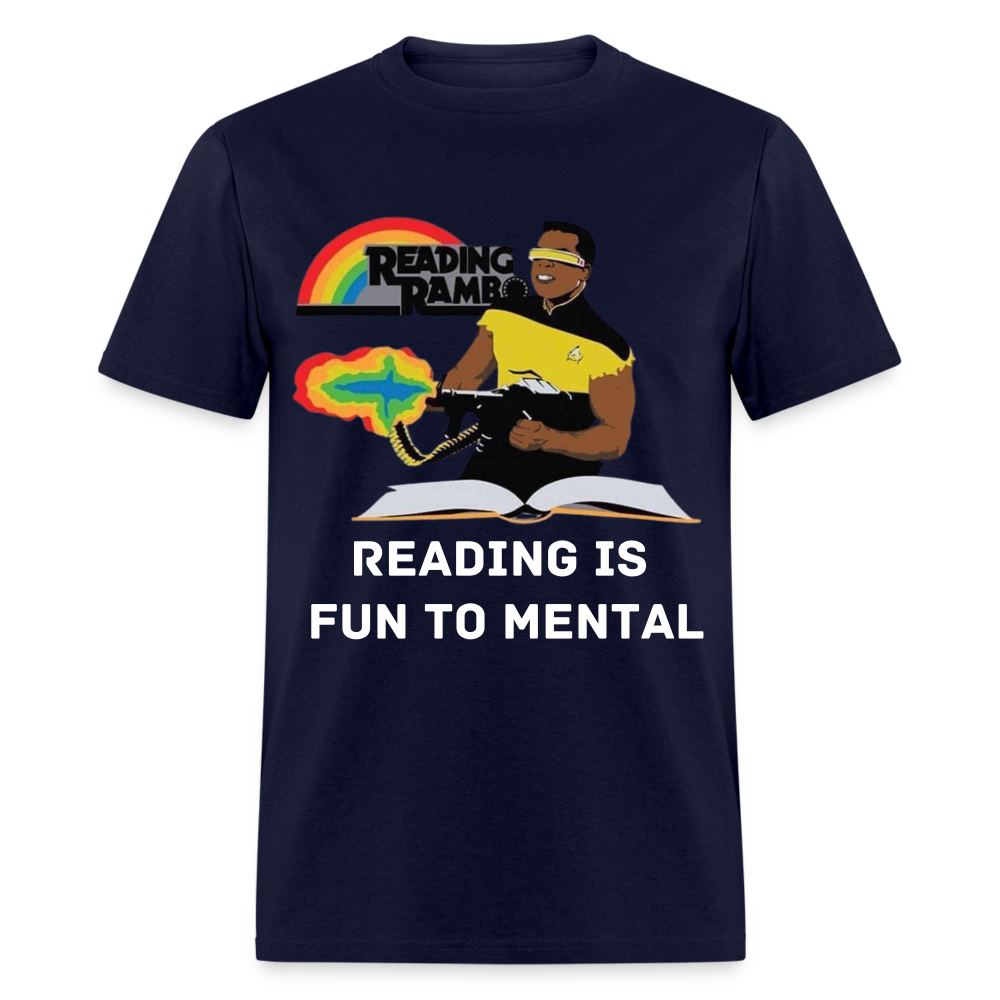 Reading Rambo T-Shirt - navy