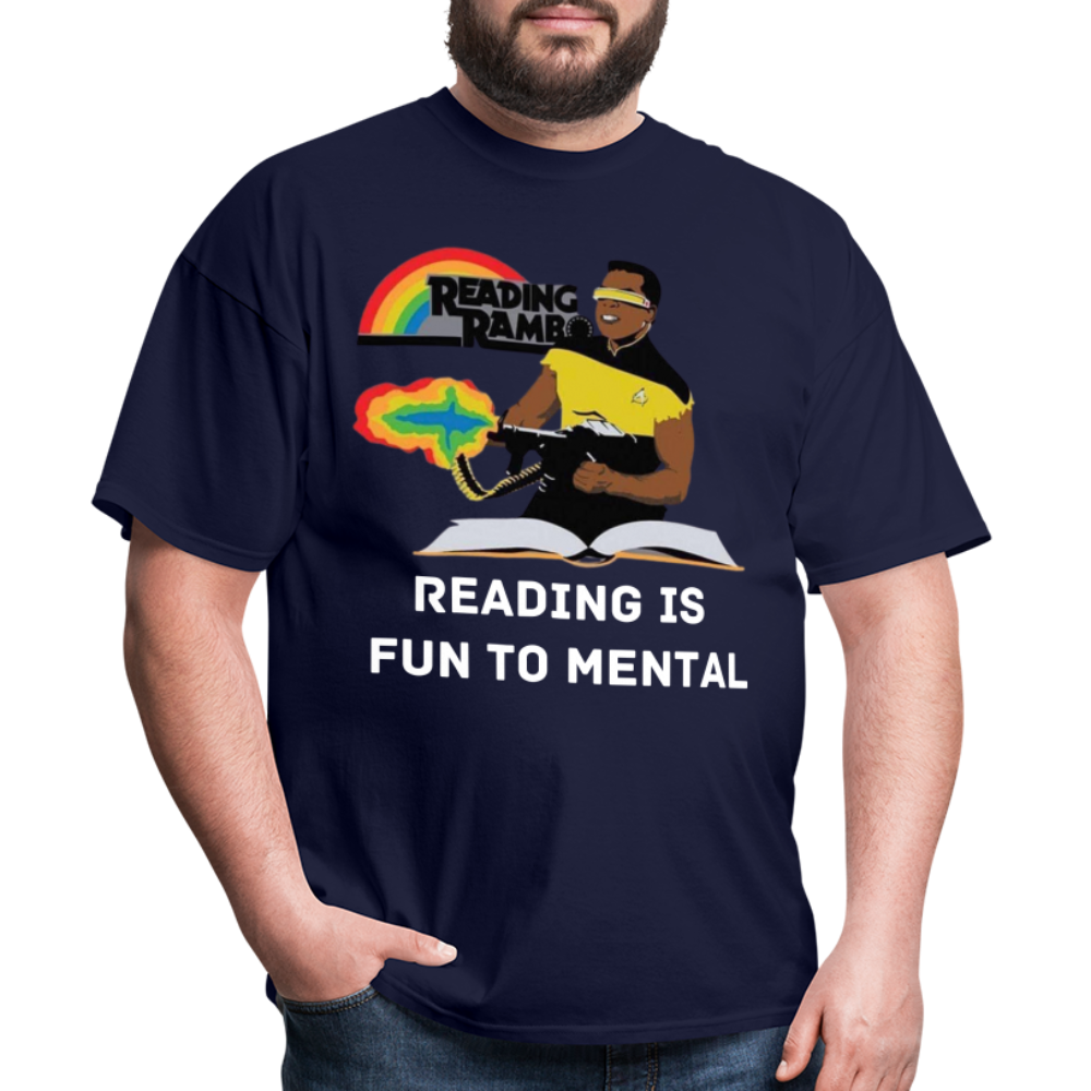 Reading Rambo T-Shirt - navy