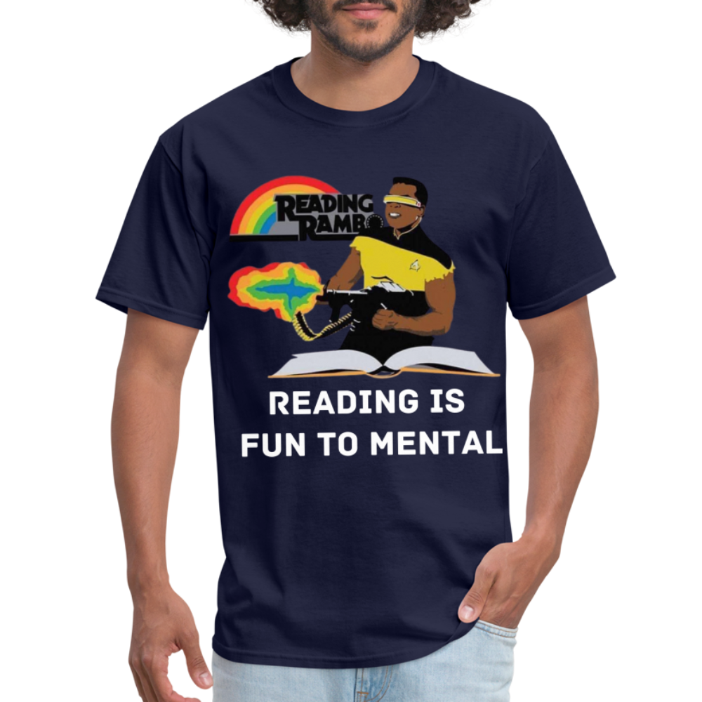 Reading Rambo T-Shirt - navy