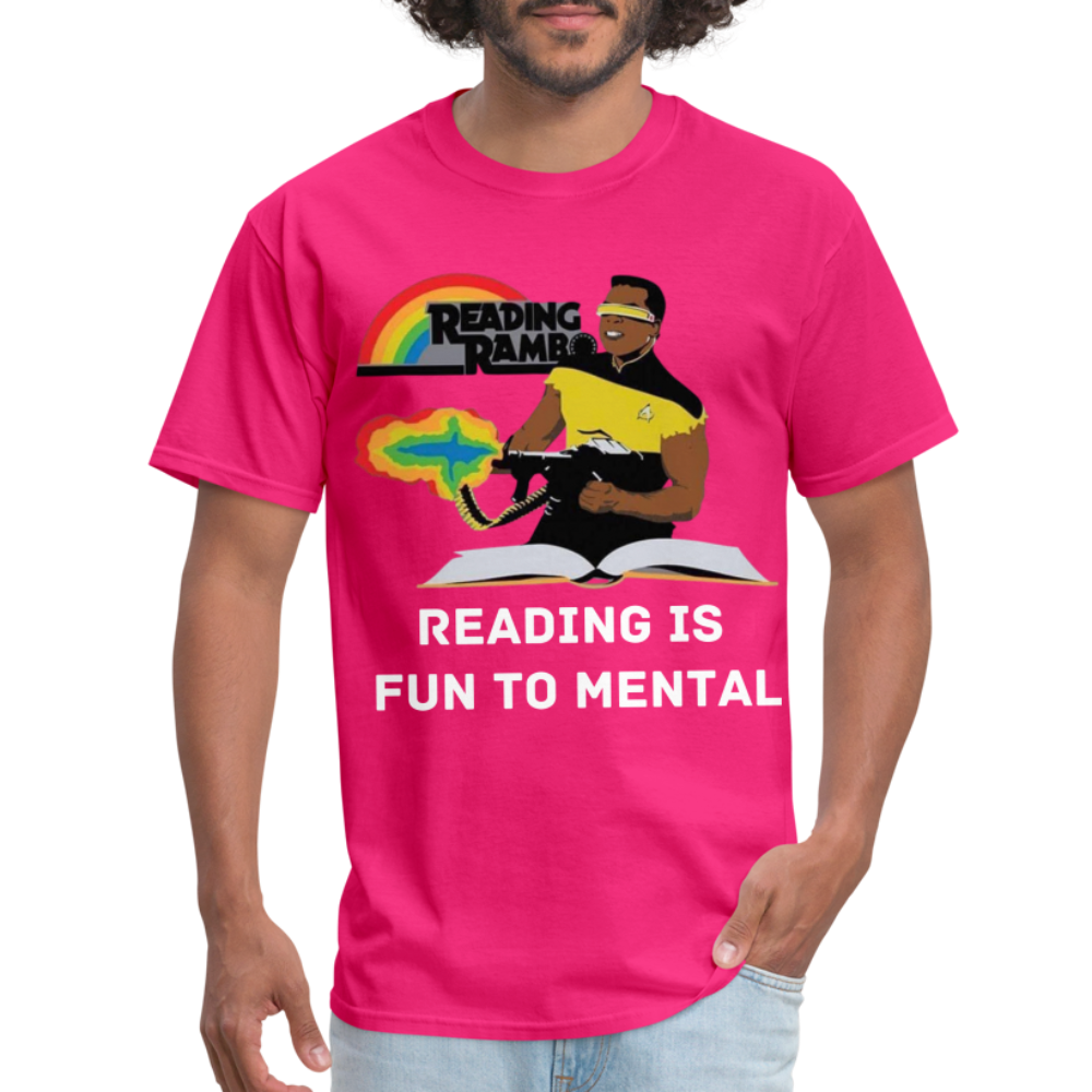 Reading Rambo T-Shirt - fuchsia