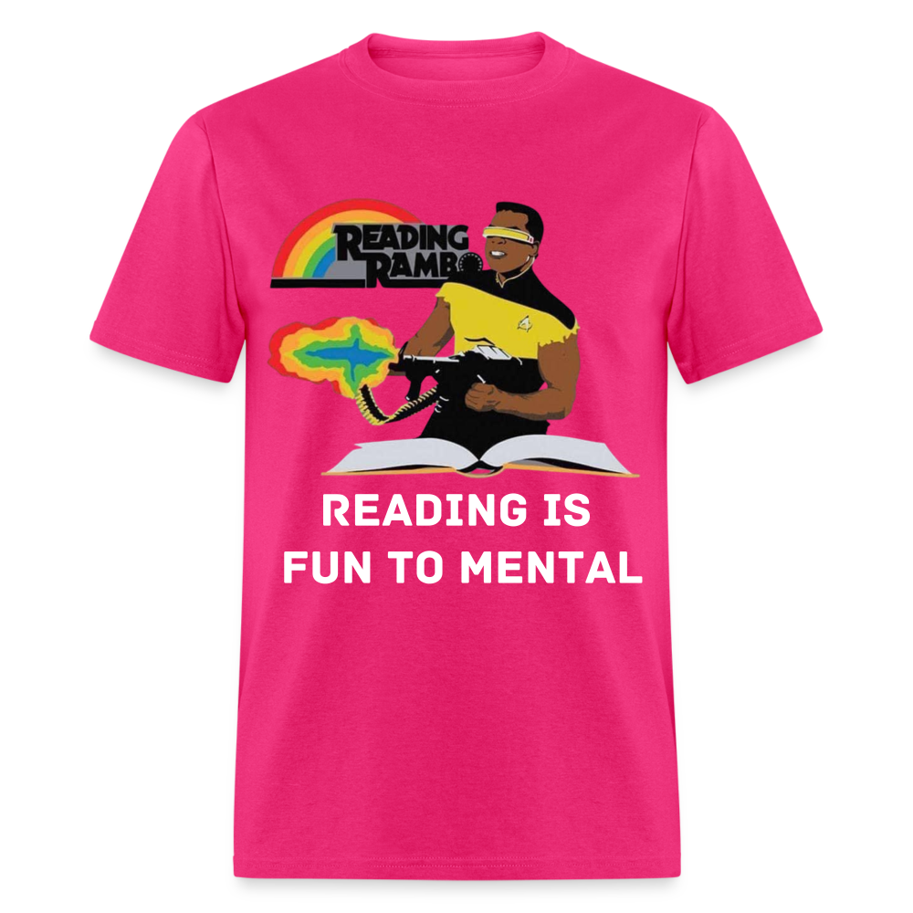 Reading Rambo T-Shirt - fuchsia