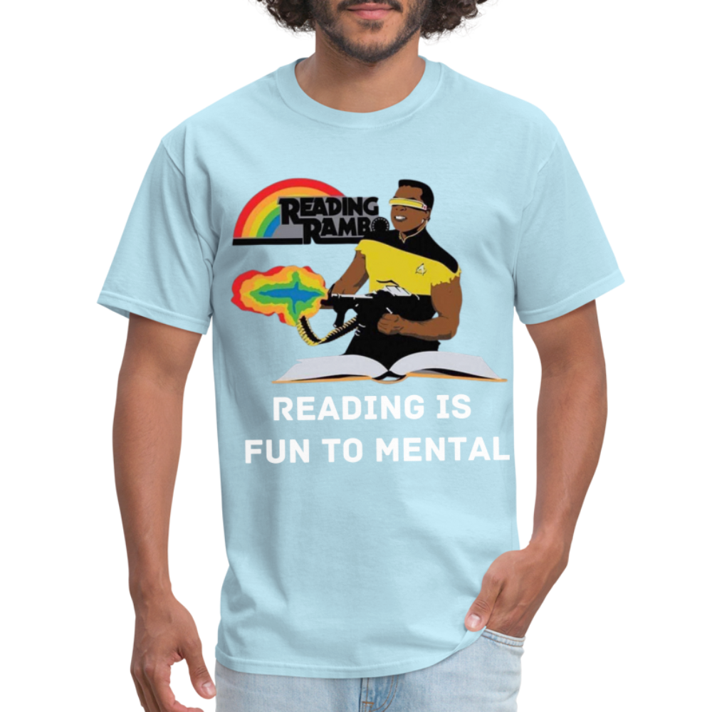Reading Rambo T-Shirt - powder blue