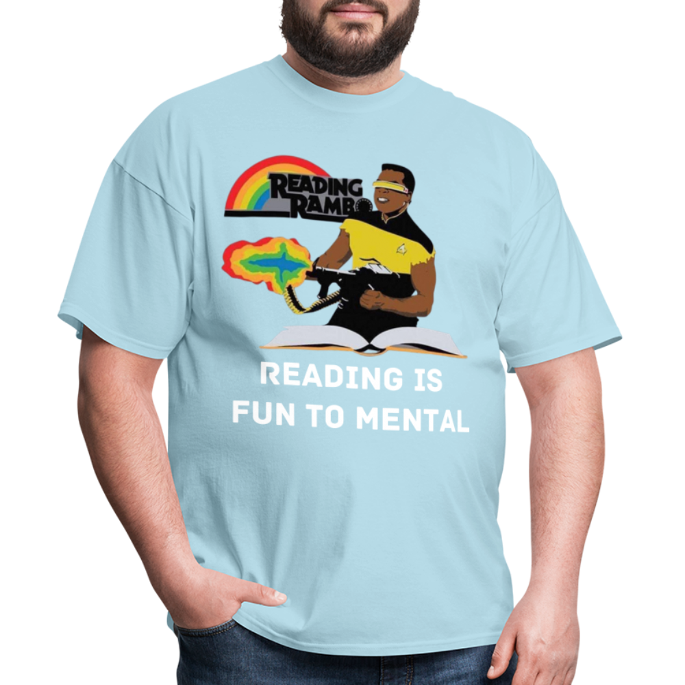 Reading Rambo T-Shirt - powder blue