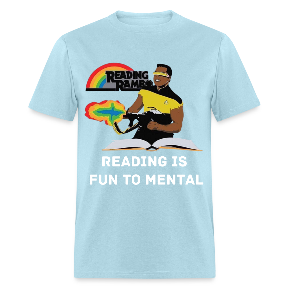 Reading Rambo T-Shirt - powder blue