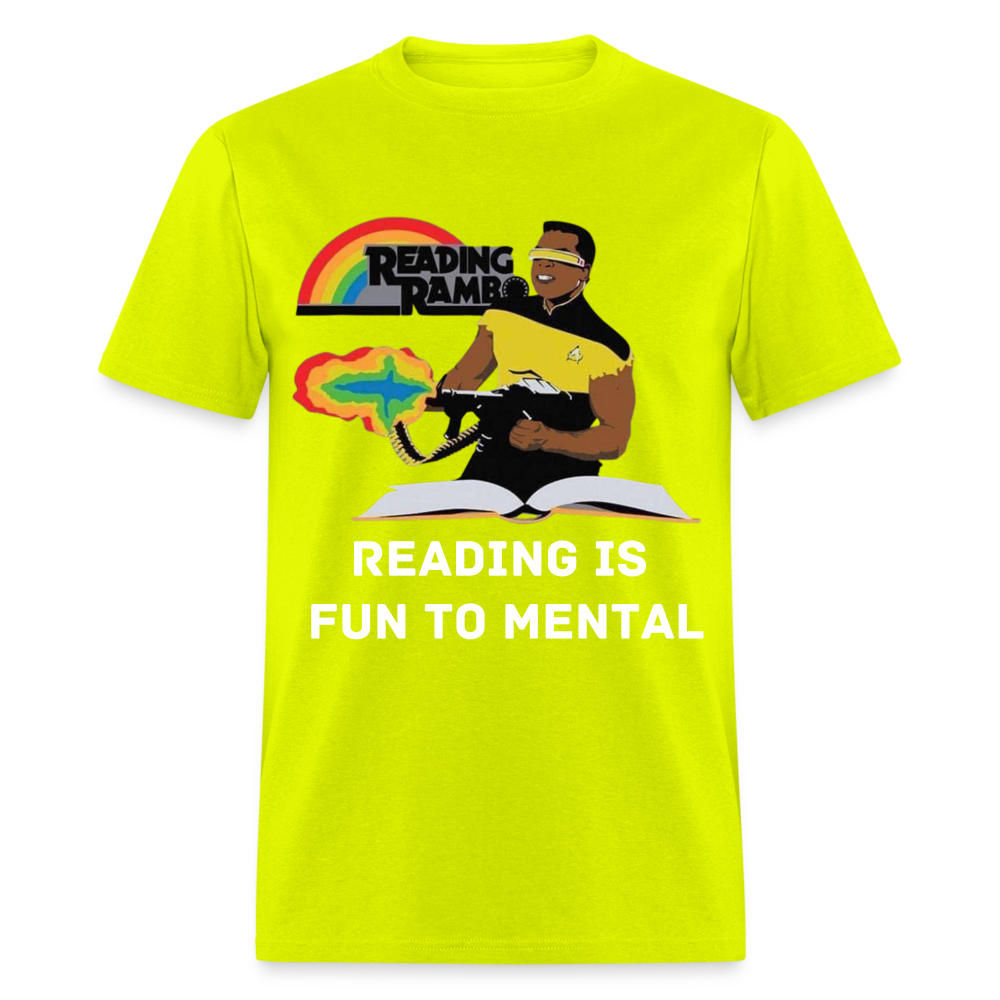 Reading Rambo T-Shirt - safety green