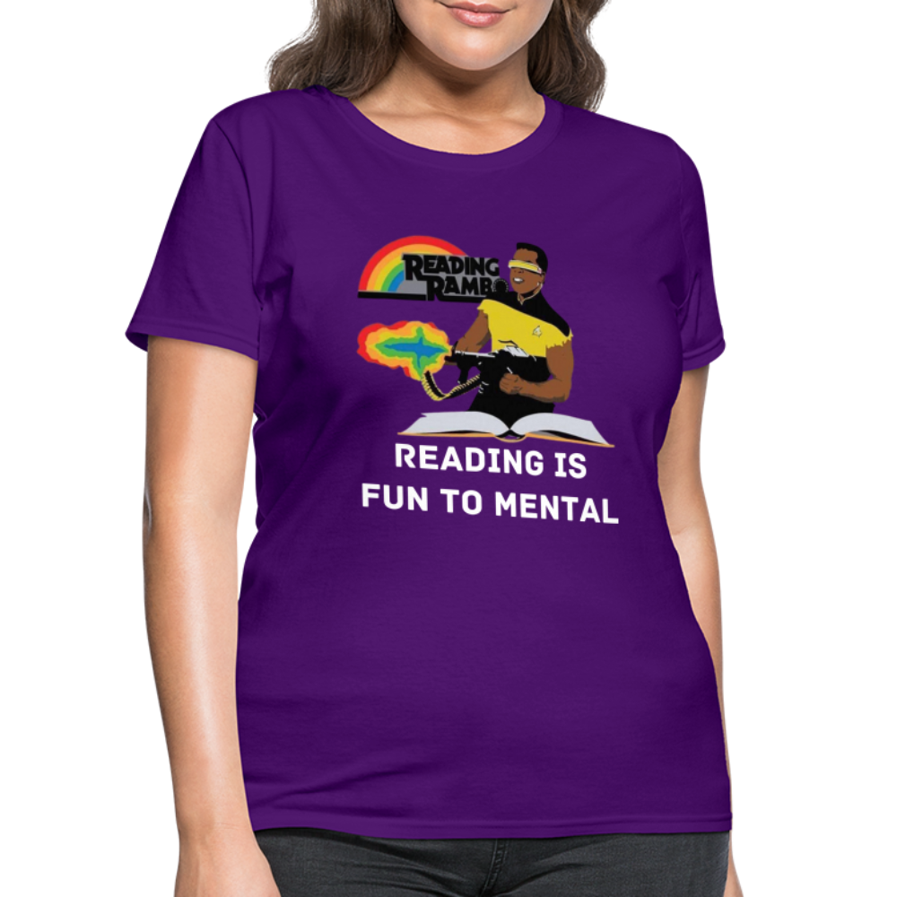 Reading Rambo T-Shirt - purple