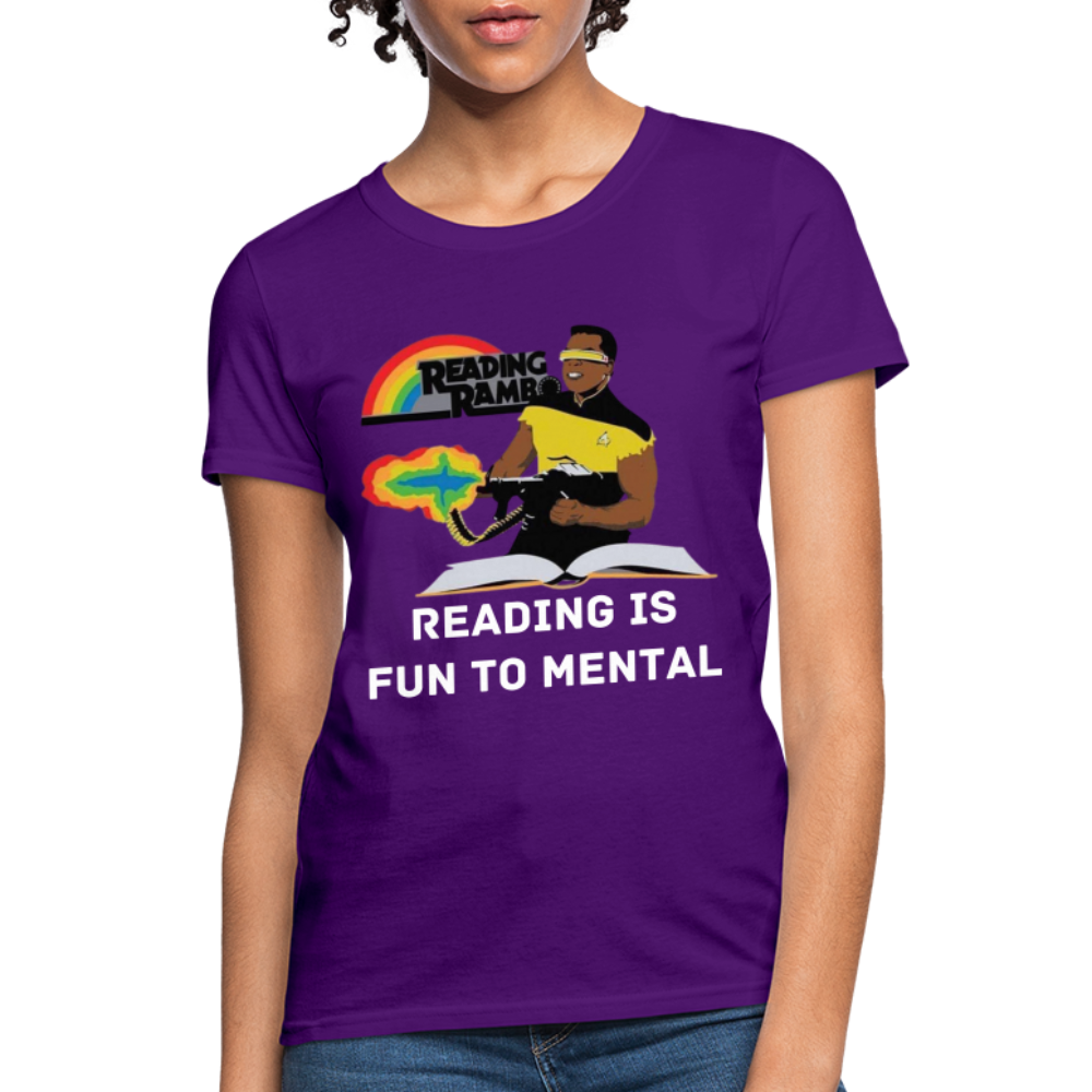 Reading Rambo T-Shirt - purple