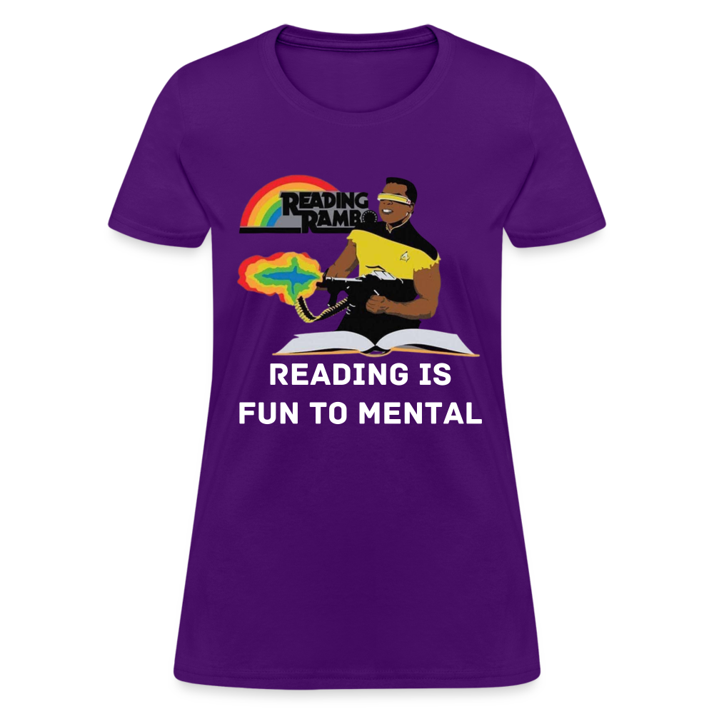 Reading Rambo T-Shirt - purple