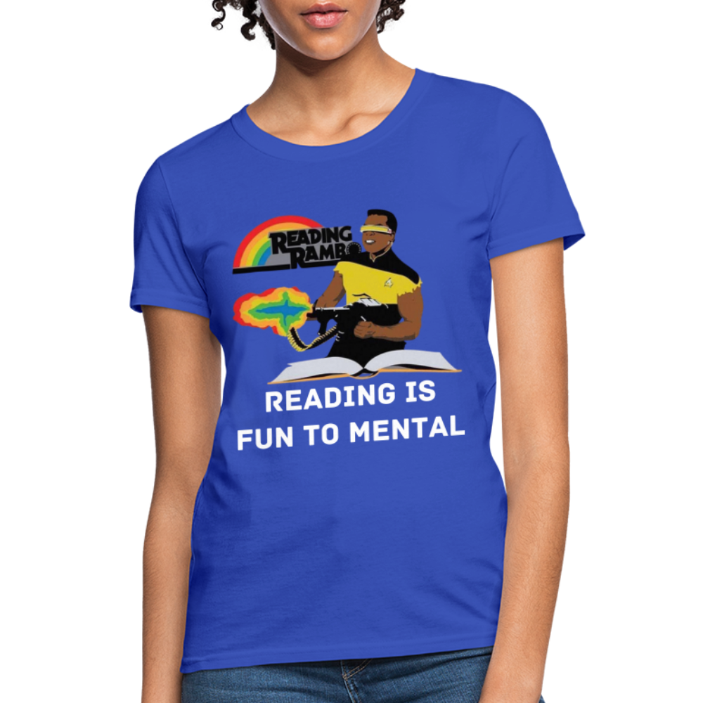 Reading Rambo T-Shirt - royal blue