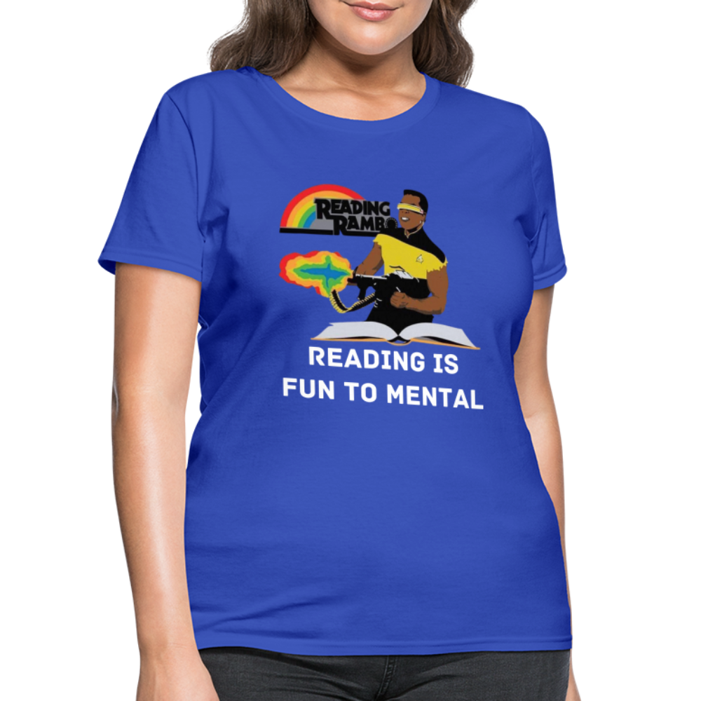 Reading Rambo T-Shirt - royal blue