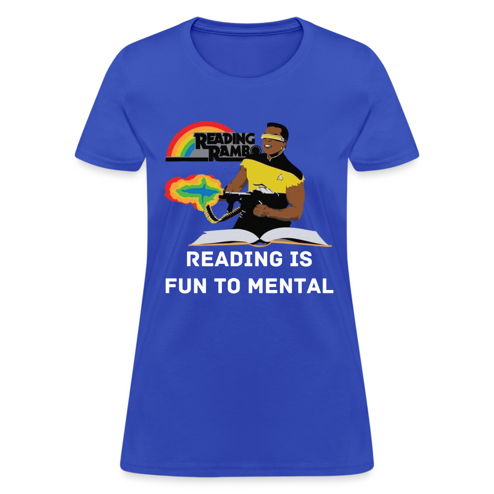 Reading Rambo T-Shirt - royal blue
