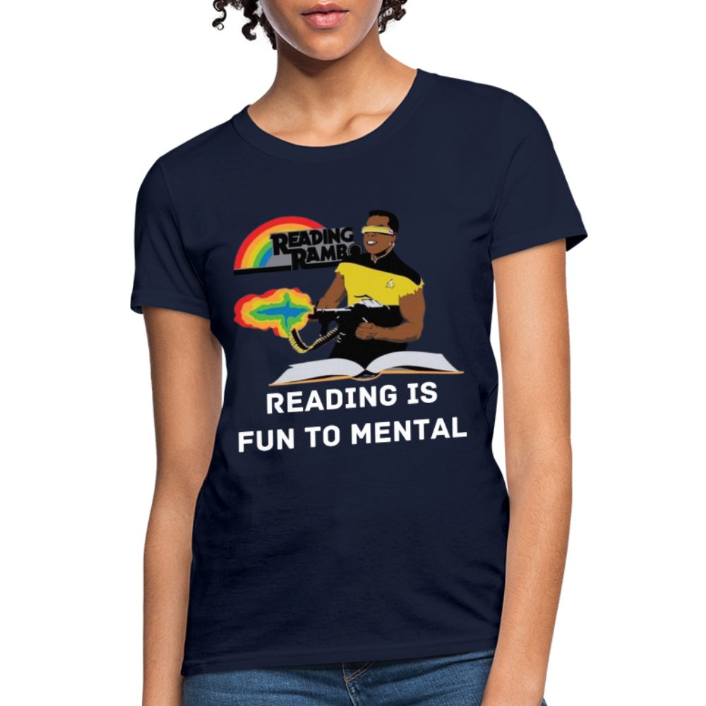 Reading Rambo T-Shirt - navy