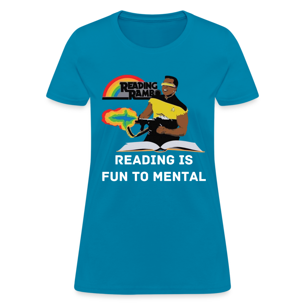 Reading Rambo T-Shirt - turquoise