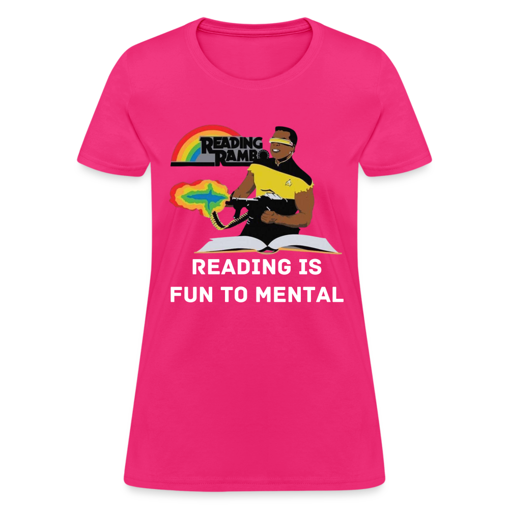 Reading Rambo T-Shirt - fuchsia