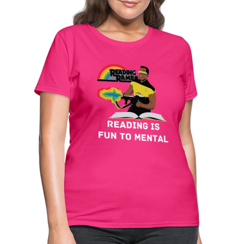 Reading Rambo T-Shirt - fuchsia