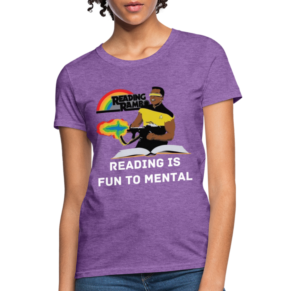 Reading Rambo T-Shirt - purple heather