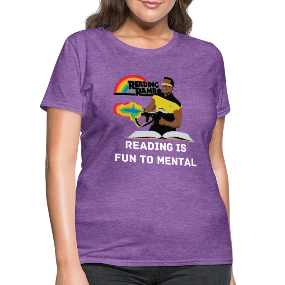Reading Rambo T-Shirt - purple heather