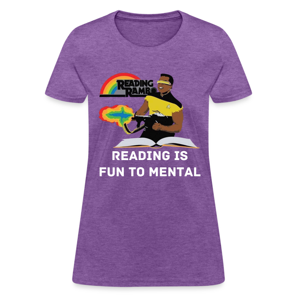 Reading Rambo T-Shirt - purple heather